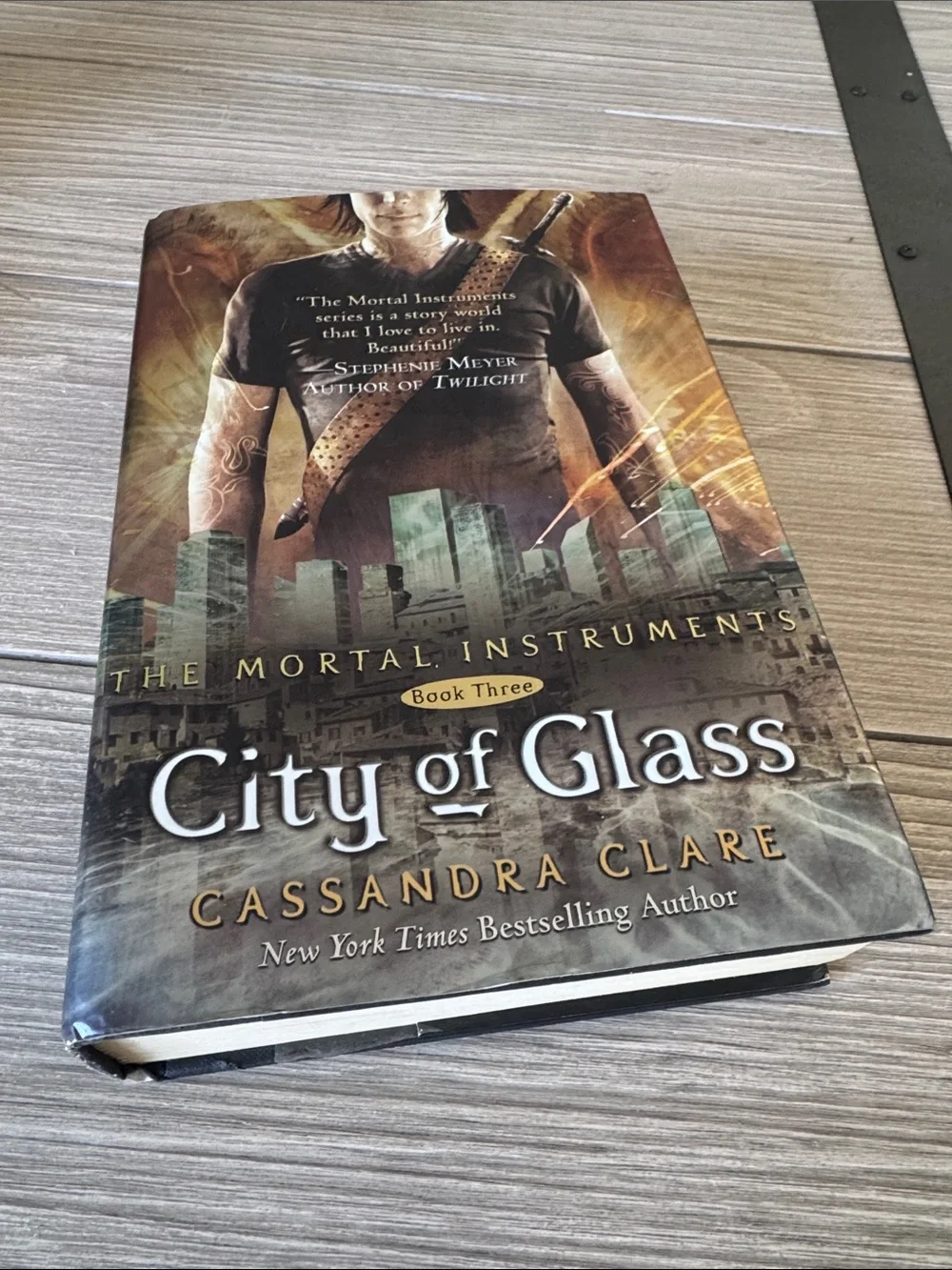 City of Glass - Brown Hardcover Book by